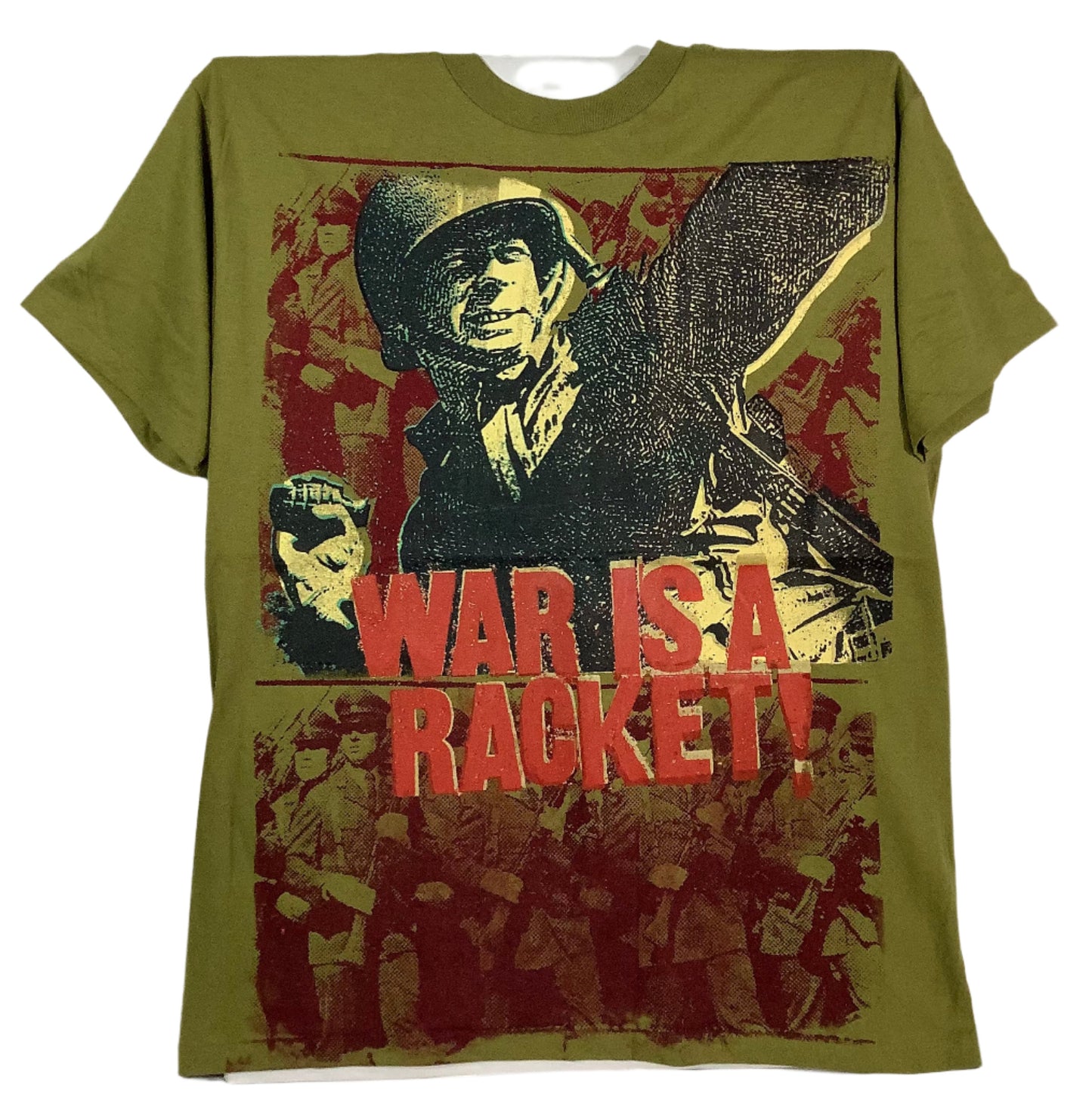 Don Rock - War is a Racket V3 T-Shirt Size XL