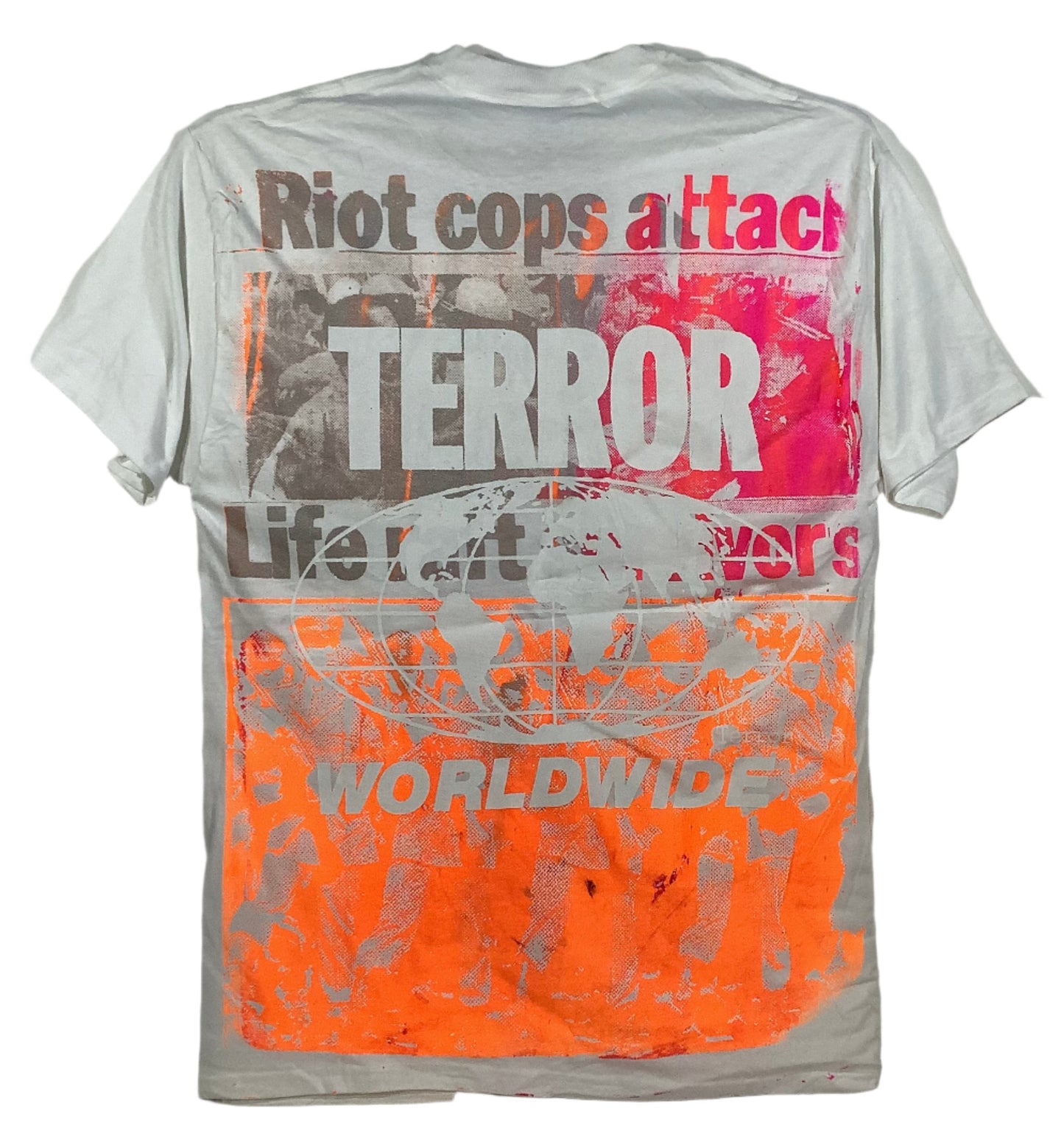 Don Rock - Jesus Loves You / Riot Cops Attack V8 T-Shirt Size L