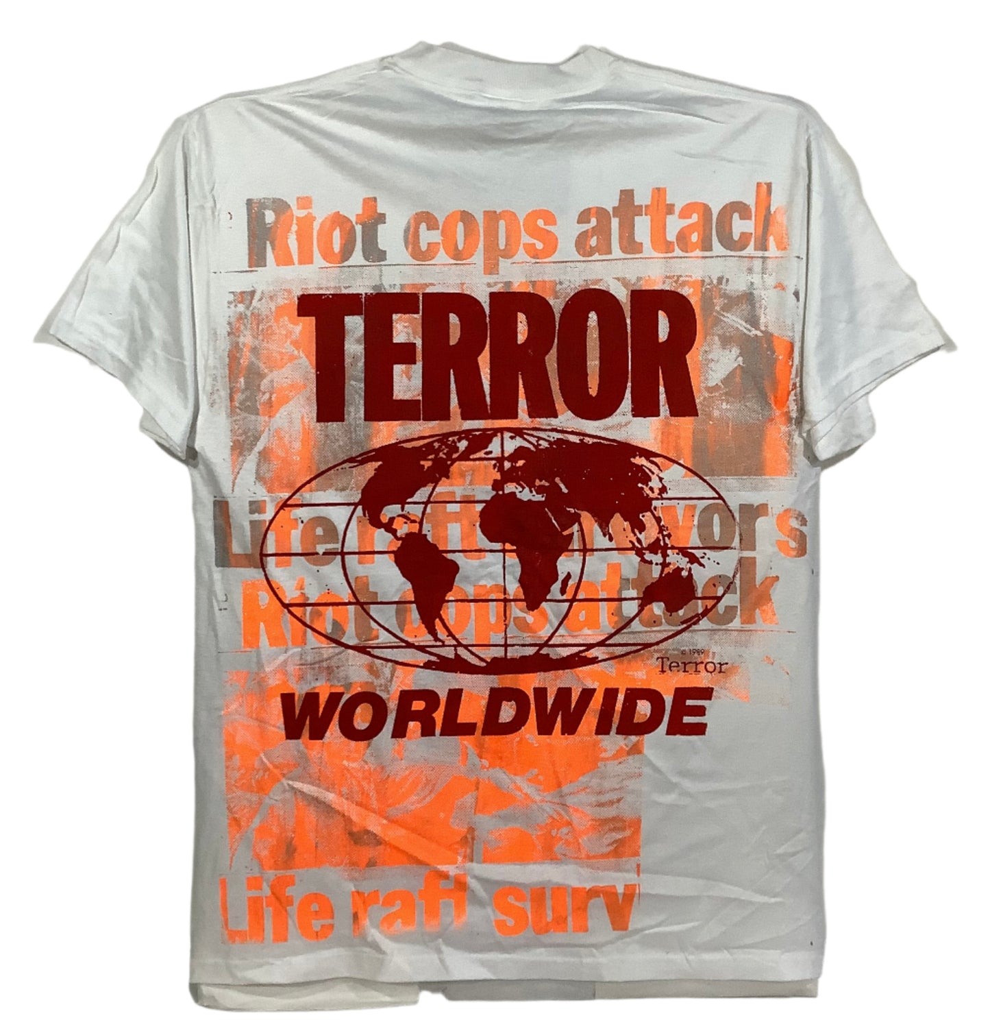 Don Rock - Jesus Loves You / Riot Cops Attack V16 T-Shirt Size L
