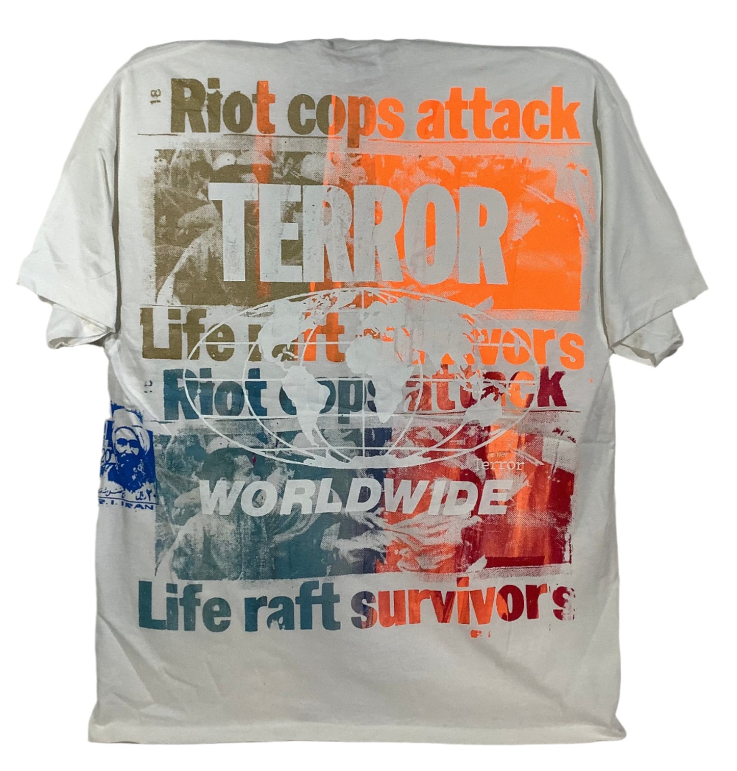 Don Rock - Jesus Loves You / Riot Cops Attack V5 T-Shirt Size XL
