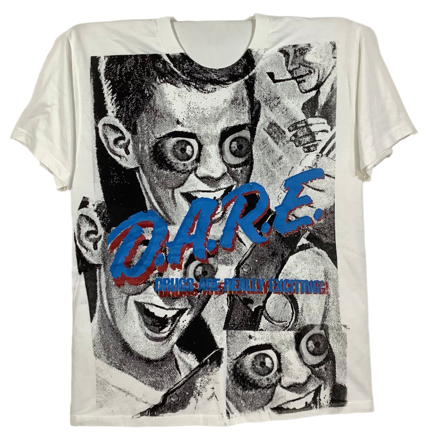 Don Rock - D.A.R.E.(Drugs Are Real Exciting) V6 T-Shirt Size L