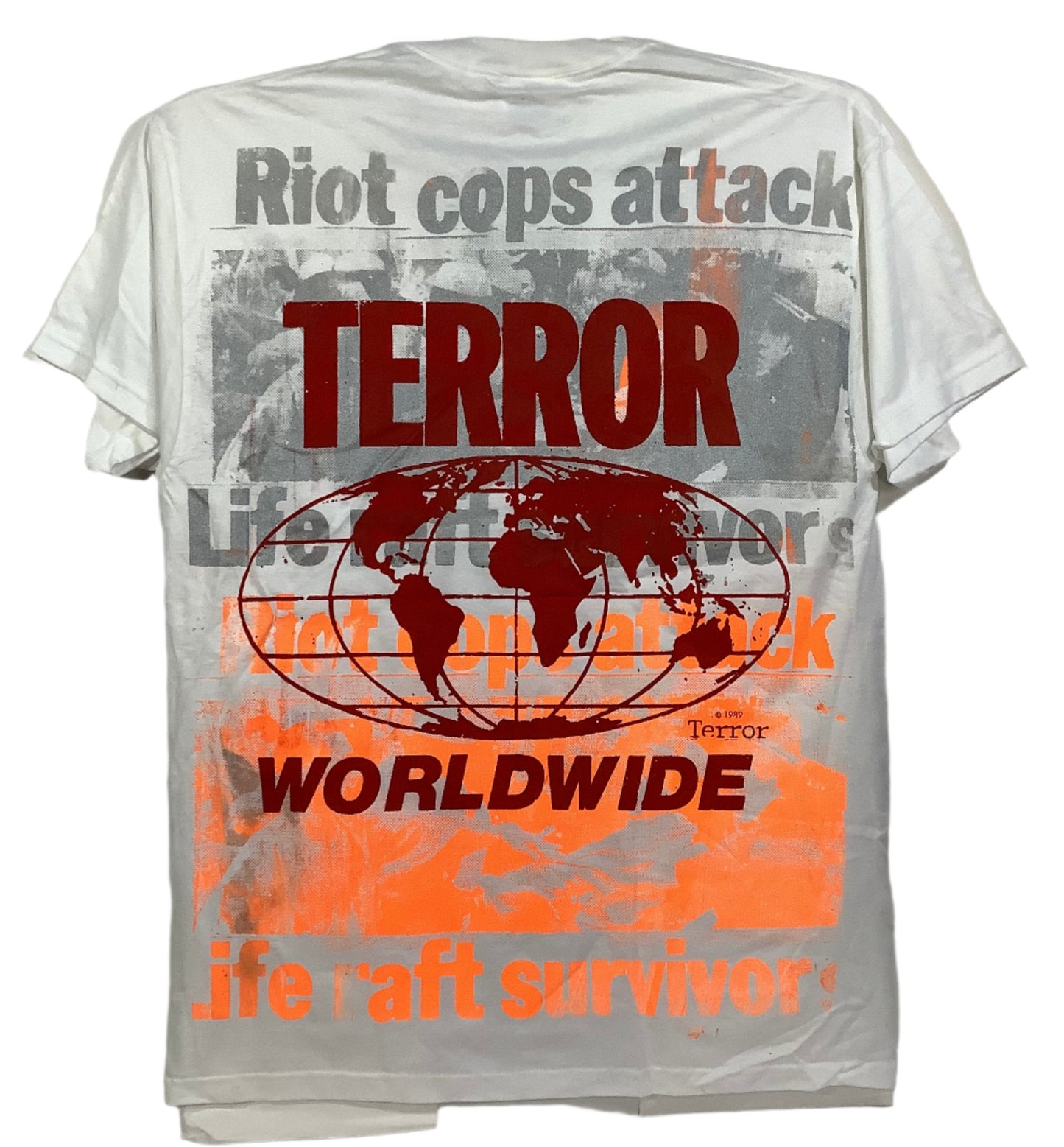 Don Rock - Jesus Loves You / Riot Cops Attack V11 T-Shirt Size L