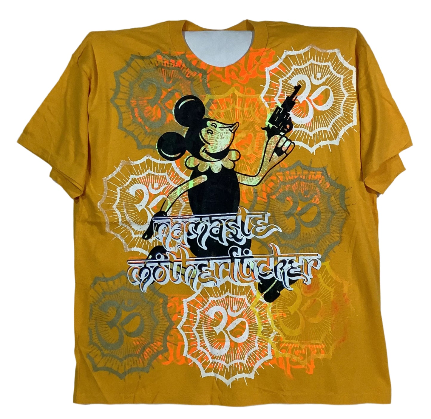 Don Rock - Namaste Motherfucker T-Shirt V3 Athletic Gold Size XL