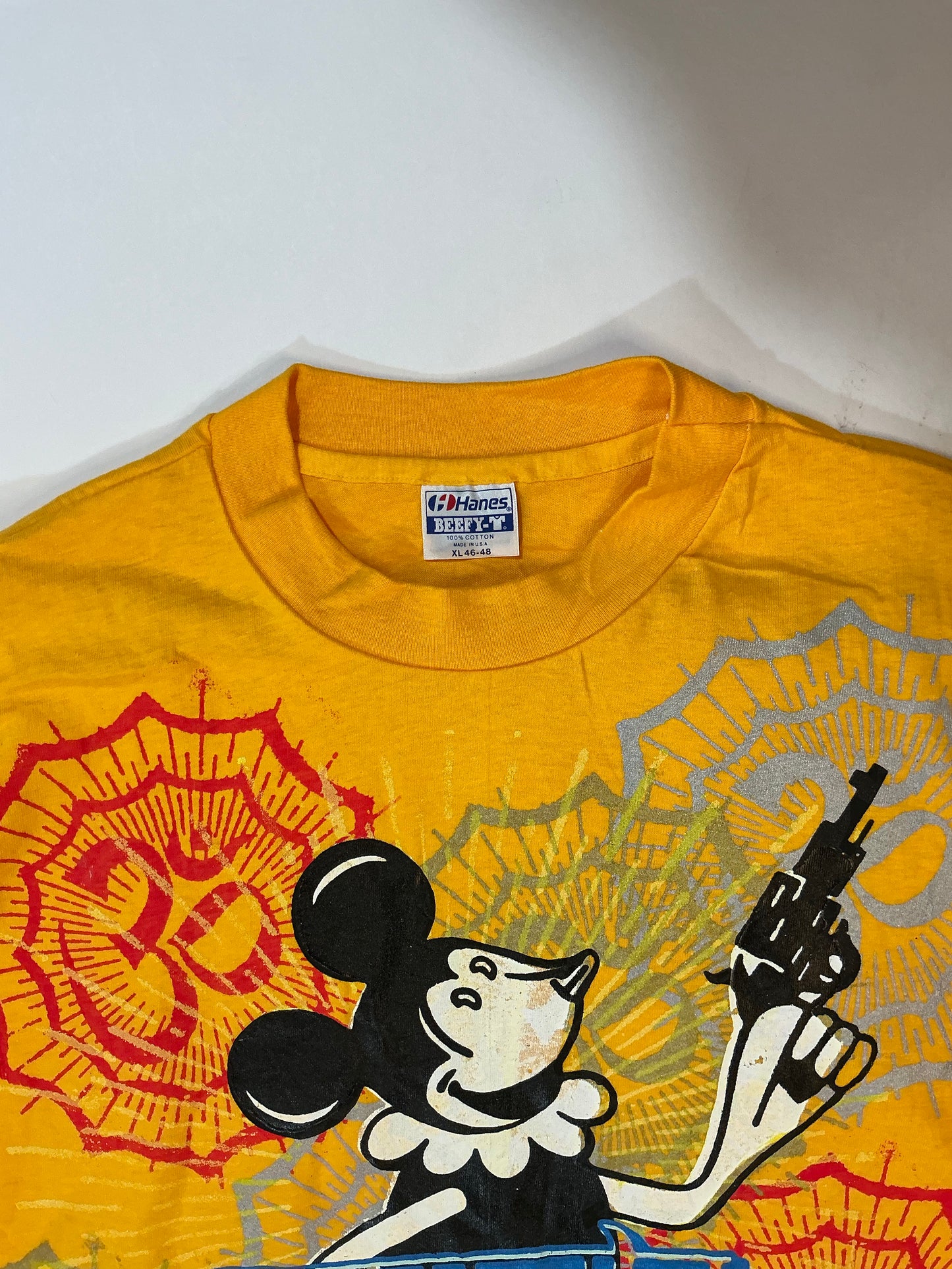 Don Rock - Namaste Motherfucker T-Shirt W34 Gold Yellow Size XL