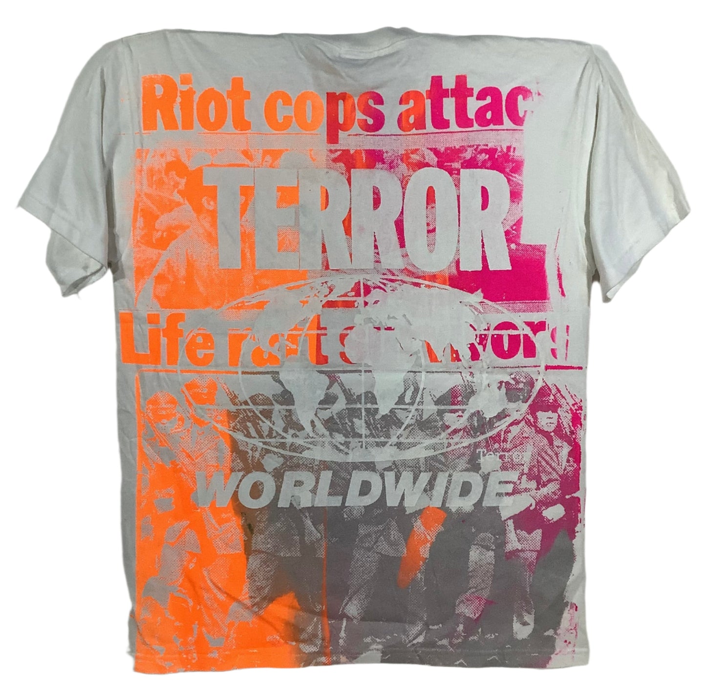 Don Rock - Jesus Loves You / Riot Cops Attack V7 T-Shirt Size M