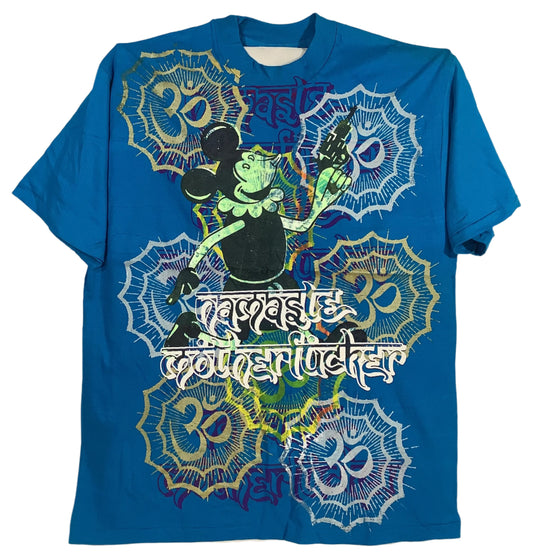 Don Rock - Namaste Motherfucker T-Shirt V1 Blue Size XL