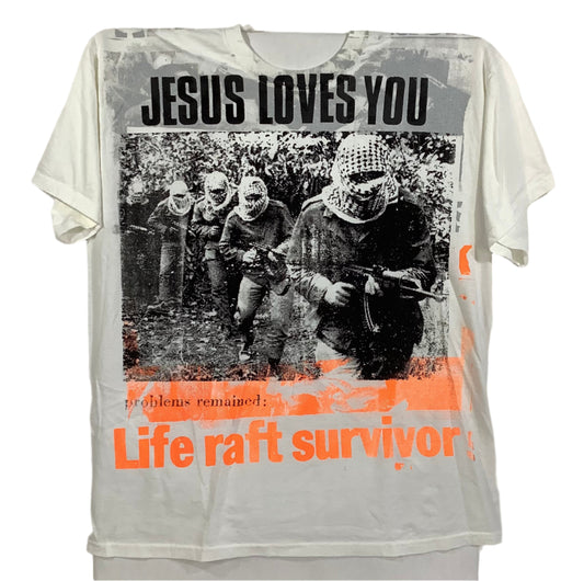 Don Rock - Jesus Loves You / Riot Cops Attack V13 T-Shirt Size XL
