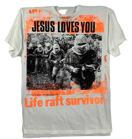 Don Rock - Jesus Loves You / Riot Cops Attack V15 T-Shirt Size XL