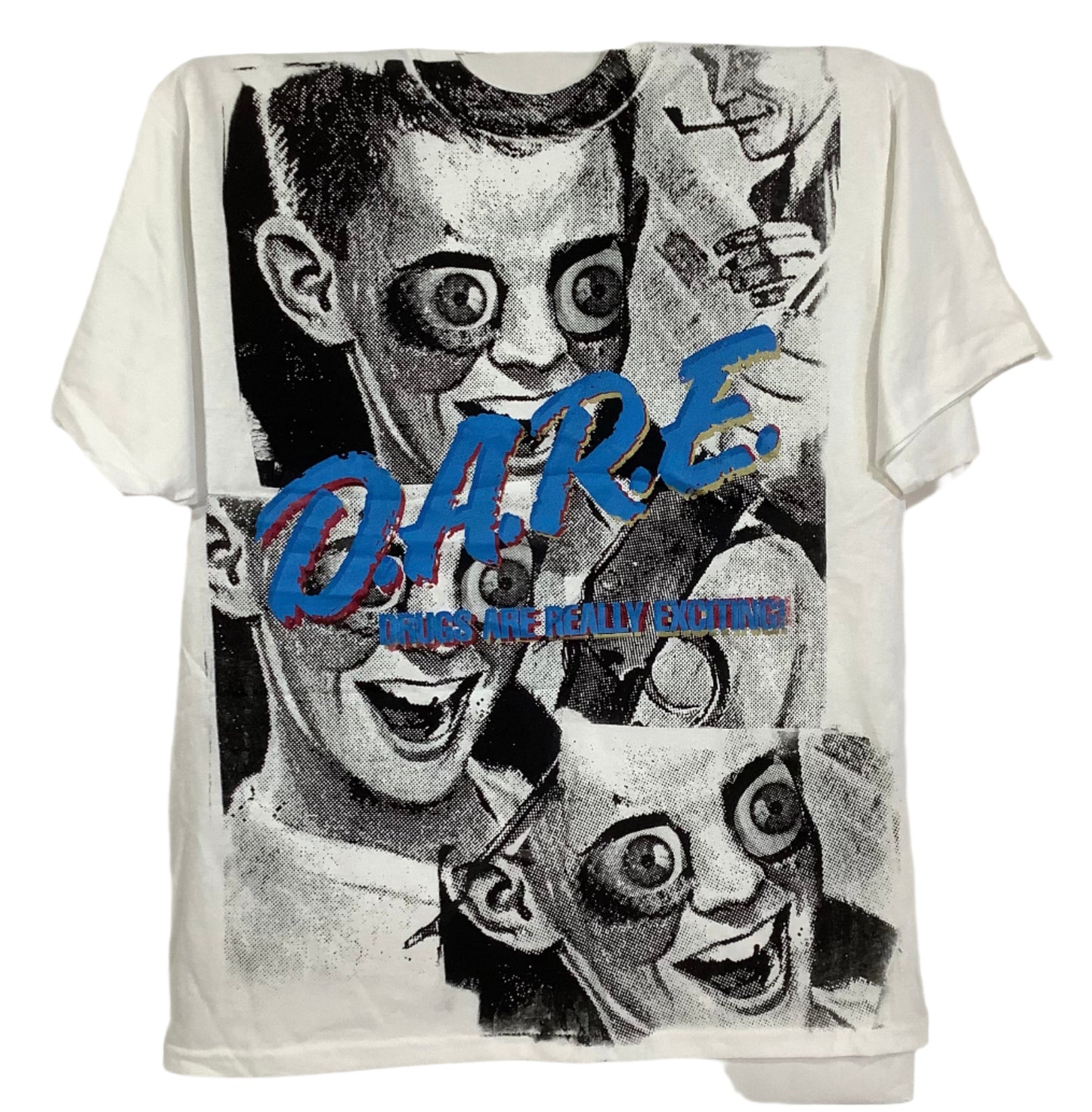 Don Rock - D.A.R.E.(Drugs Are Real Exciting) V5 T-Shirt Size XL