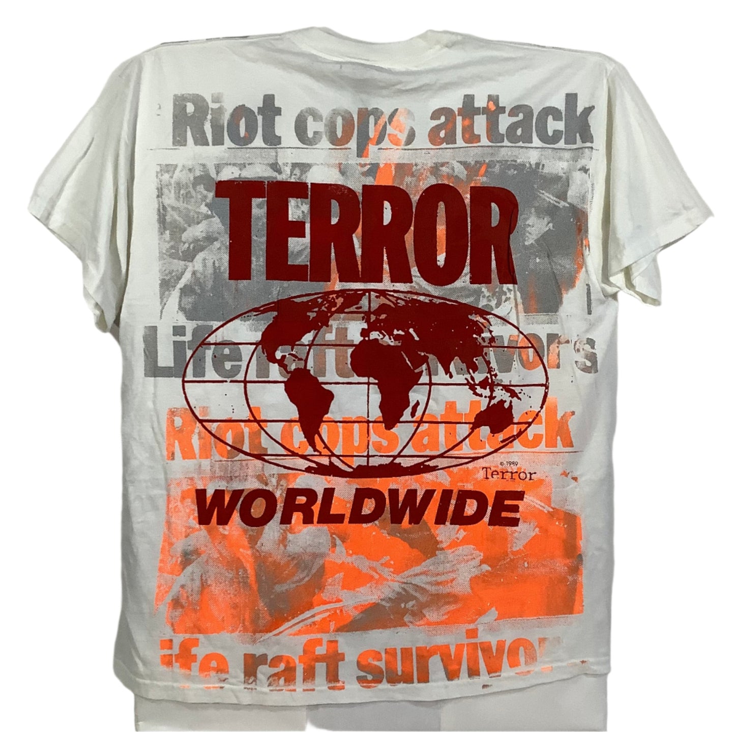 Don Rock - Jesus Loves You / Riot Cops Attack V13 T-Shirt Size XL