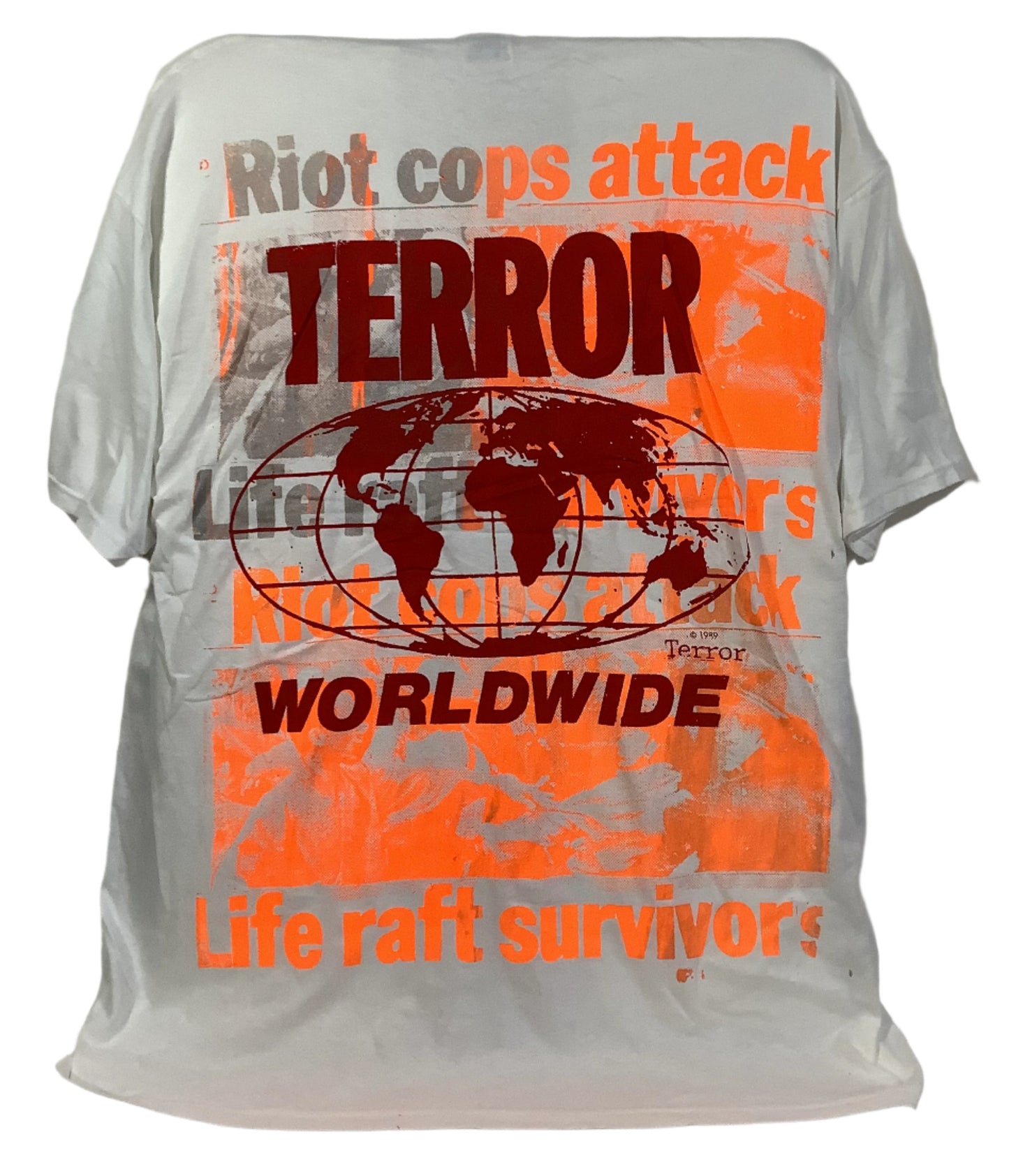 Don Rock - Jesus Loves You / Riot Cops Attack V10 T-Shirt Size 2XL