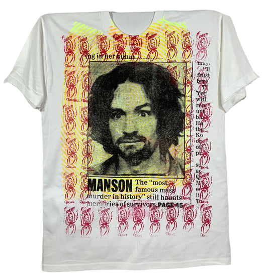 Don Rock - Charles Manson V12 T-Shirt Size L
