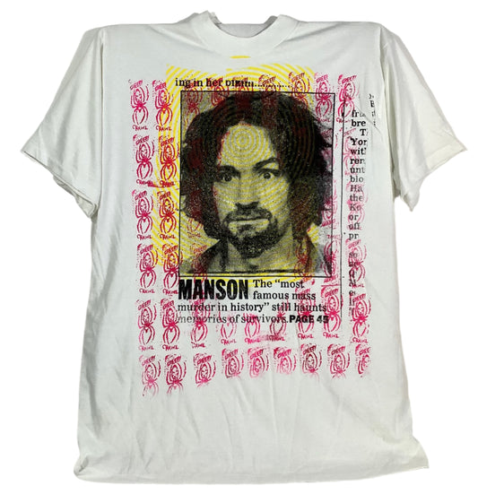 Don Rock - Charles Manson V9 T-Shirt Size XL
