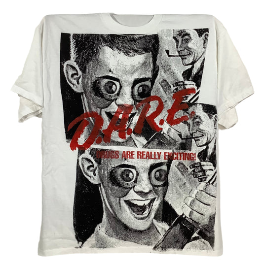 Don Rock - D.A.R.E.(Drugs Are Real Exciting) V4 T-Shirt Size XL
