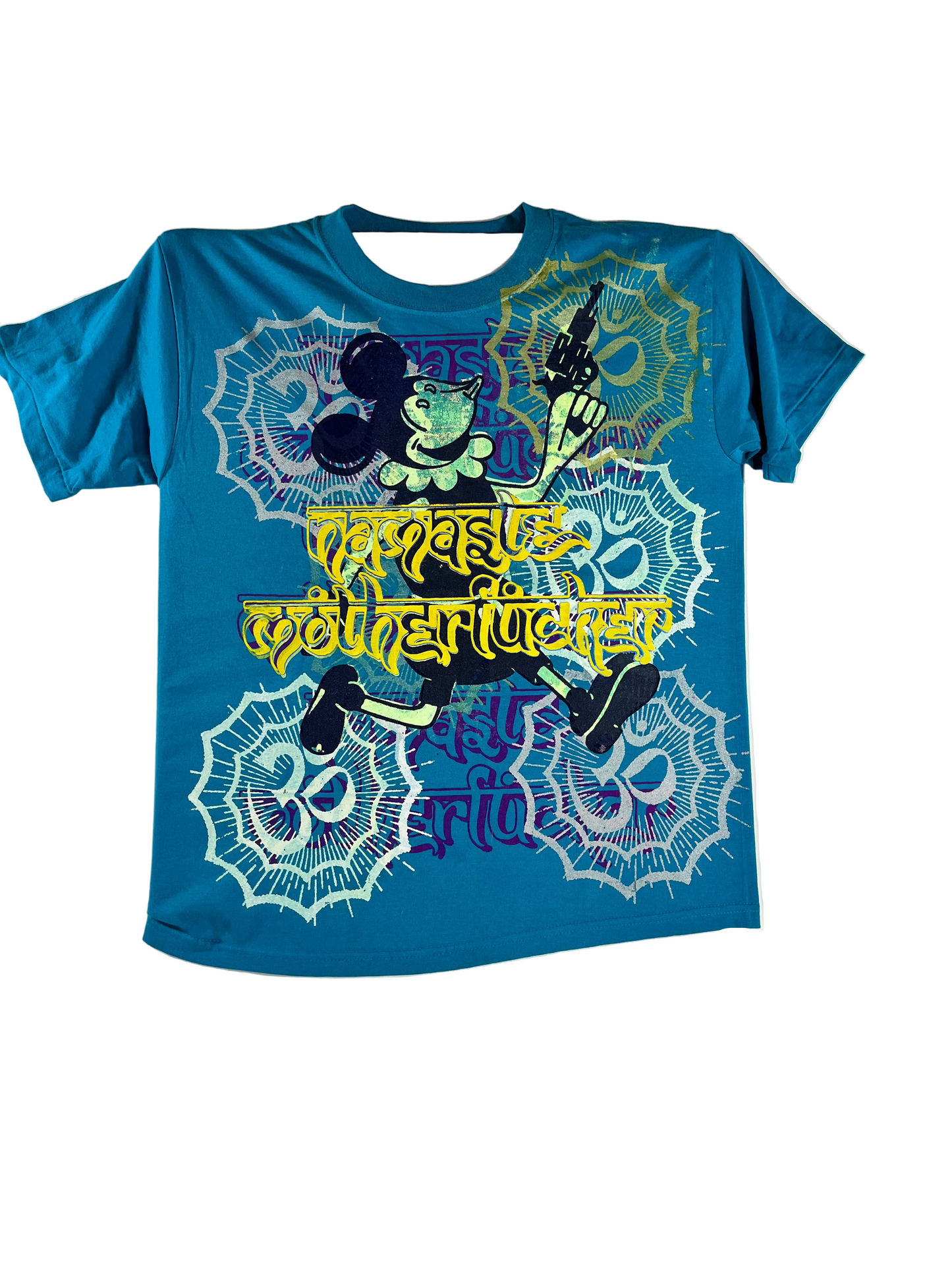 Don Rock - Namaste Motherfucker T-Shirt V7 Blue Size M