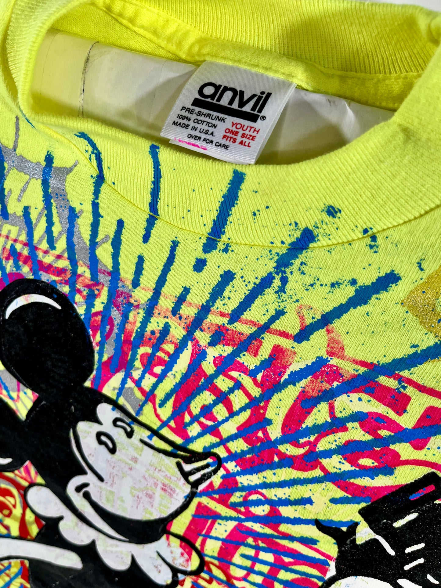 Don Rock - Namaste Motherfucker T-Shirt V24 Neon Yellow Size S