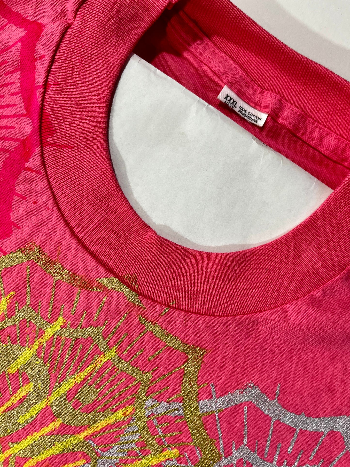 Don Rock - Namaste Motherfucker T-Shirt W13 Hot Pink Size XL