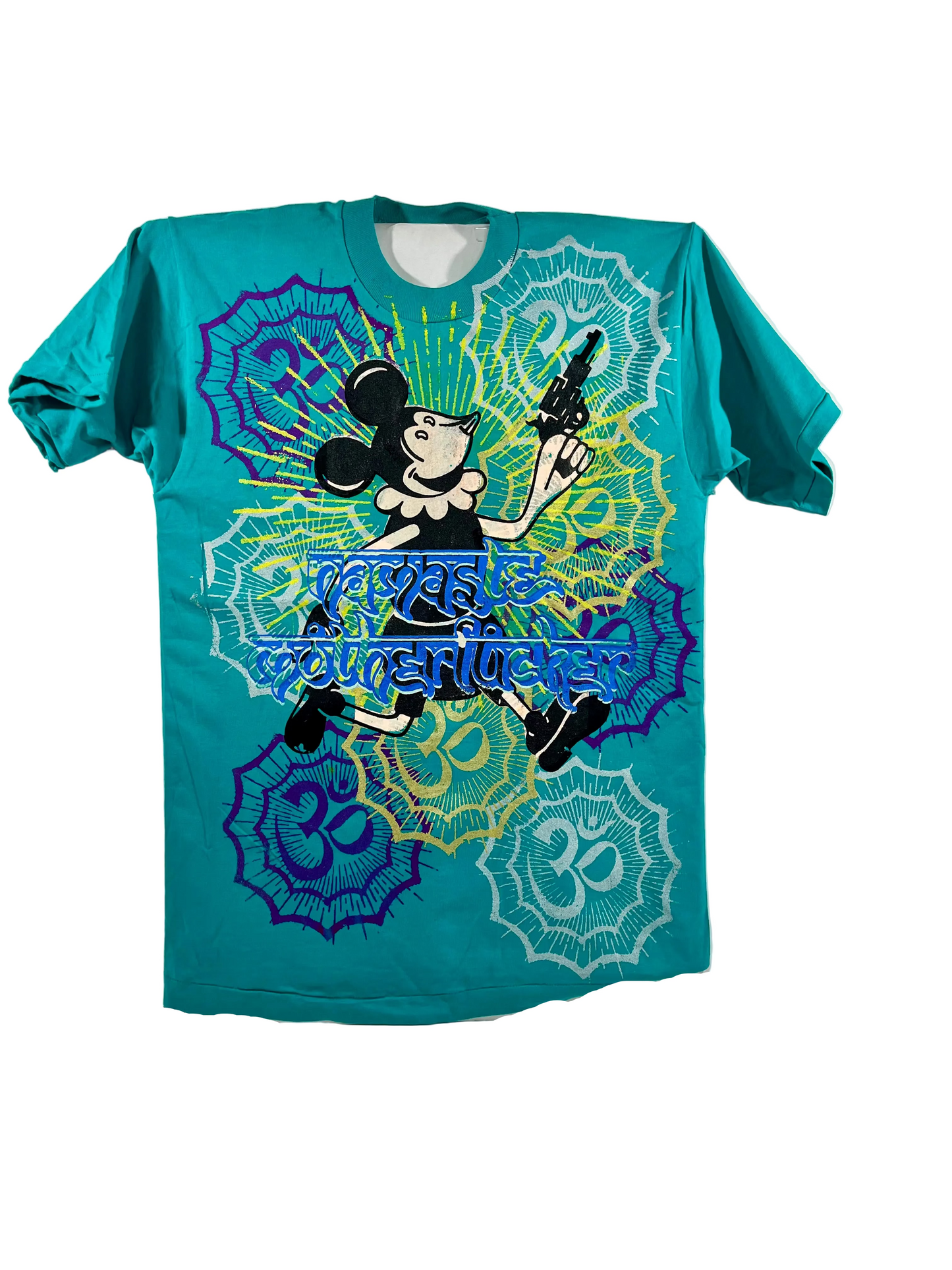 Don Rock - Namaste Motherfucker T-Shirt W15 Dark Teal Size L