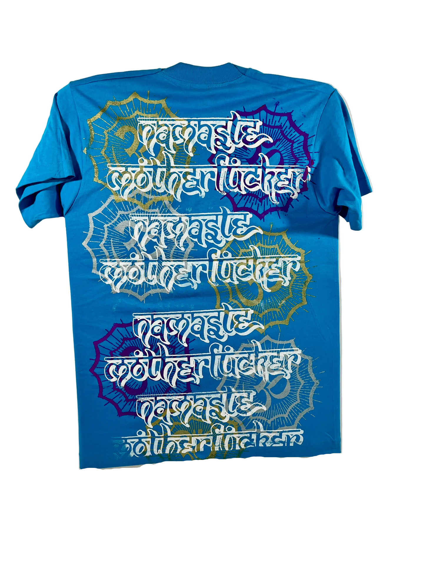 Don Rock - Namaste Motherfucker T-Shirt W16 Dark Teal Size M