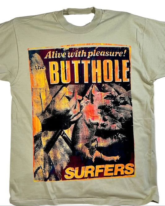 Don Rock - Butthole Surfers Pig Alive With Pleasure 6.7 T-Shirt Size XL